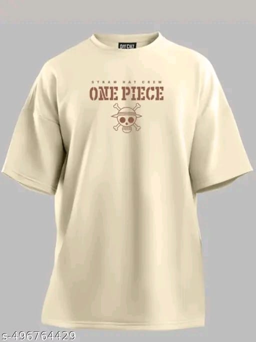 Oversized T shirts for Men Back Printed Anime Oversize Back Print Tshirt