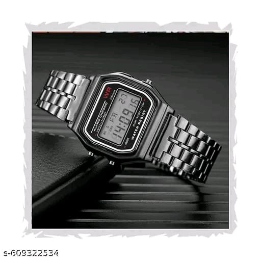 Steel Chain Digital Cacio Watch for Men and Boys