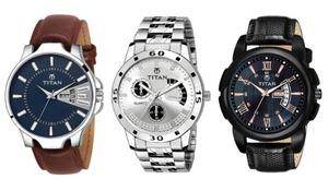 Titan Pack Of 3 Watches 2025 (Buy 1 Get 2 Free)